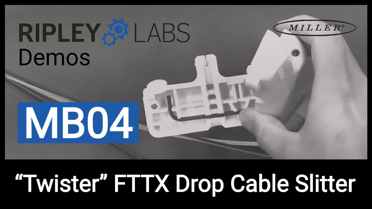 “Twister” FTTX Drop Cable Slitter